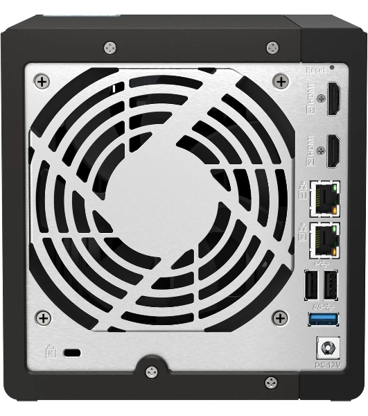 Сетевое хранилище SMB QNAP TS-453E-8G NAS, 4-tray w/o HDD. 2xHDMI-port. 4-core Celeron J6412 2-2.6 GHz, 8Gb DDR, 2x2.5Gb LAN, 2 x M.2 2280 PCIe Gen 3 x2, 2x USB 3.2 Gen 2 (10Gbps) Port, 2x USB 2.0 port