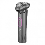 Электробритва BQ SV1008 Gray-Pink. Мощность 5 Вт/Время зарядки 90 минут/Время беспроводной работы 90 минут/Влагозащита IPX6/Электропитание 110-240 В, 50-60 Гц/Ротационная головка бритвы/Мощный мотор/Индикатор заряда батареи/Портативная база для подзарядки/3 насадки в комплекте', фото4