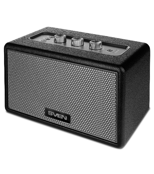 Аудиосистема SVEN HA-950, черный, МДФ, эко-кожа (60 Вт, Bluetooth, USB, Micro SD, пульт)