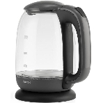 Чайник Centek CT-0034 (серый) Vancouver стекло, 1.8л, 2200 Вт, внутренняя LED подсветка, кнопка, фото3