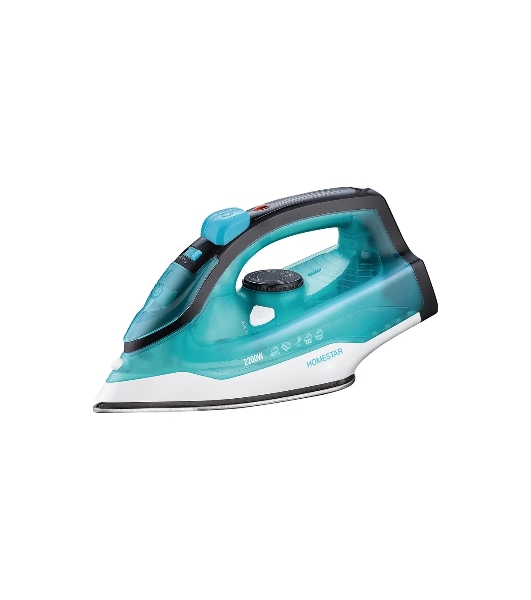 Утюг Homestar HS-4011 бирюзовый, 2200 Вт, 25 г/мин, 150 г/мин, 300 мл