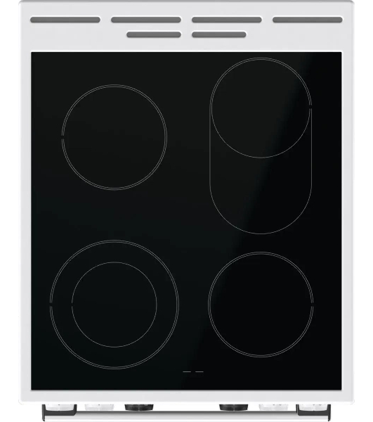 Плита электрическая Gorenje GECS5C70WA белый, конфорок 4 электрических, духовка 70 л, 50 см x 85 см x 59.4 см