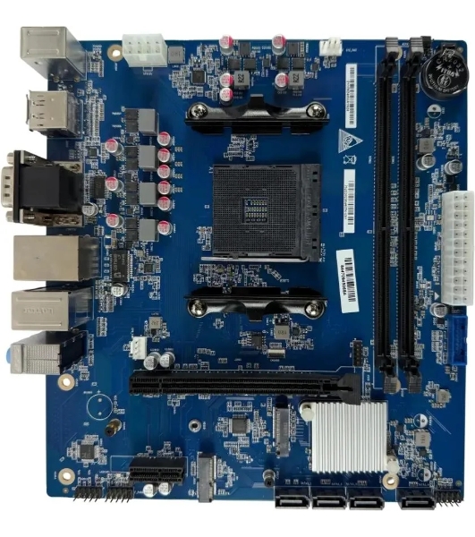Материнская плата iRU A520M-VHDi/M.2, AM4, AMD A520, 2xDDR4, 4xSATA, 1xM.2, 1xPCIe 3.0 x16, 1xPCIe x1, 1xHDMI, 1xD-Sub, 1xDP, 1x1Gb LAN, 2xUSB-A 2.0, 4xUSB-A 3.2, 5.1, mATX