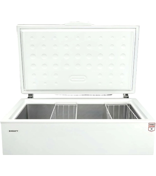 Морозильный ларь Kraft BD(W)-380RX белый, 340л
