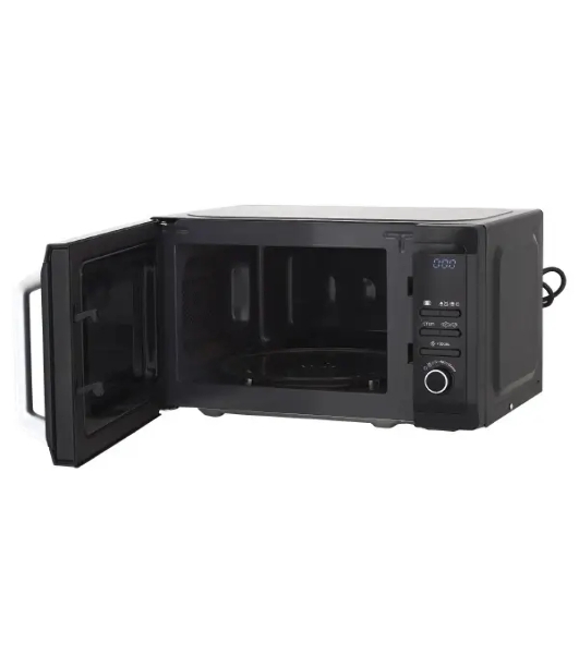 Микроволновая печь Sharp R2852RK черный/серебристый, 20 л, 800 Вт, переключатели - кнопки, поворотный механизм
