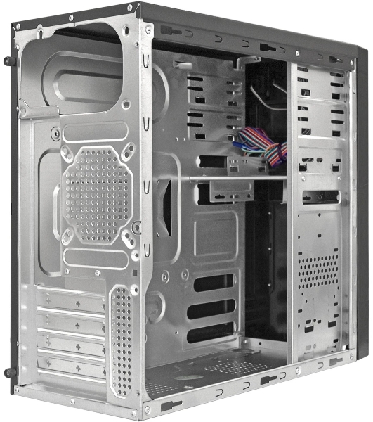 Компьютерный корпус Minitower ExeGate MA-372UX-UNS500 (mATX, БП UNS500 с вент. 12см, 2хUSB+2хUSB3.0, аудио, черный)