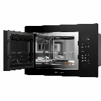 Микроволновая печь встраиваемая Kuppersberg HMF 627 B, High-Tech, 25 л, мощность 900 Вт (мощность гриля 1200 Вт), кварцевый гриль, 5 уровней мощности, 8 автоматических программ, размораживание, сенсорное управление, дисплей, черный, фото4