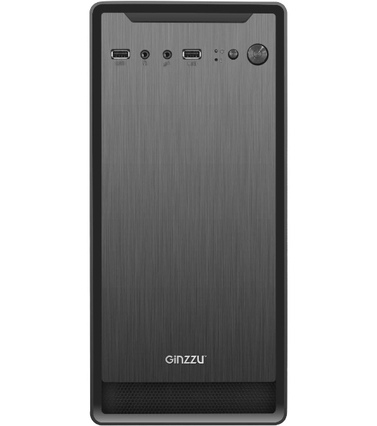 Компьютерный корпус Ginzzu B180 2хUSB 2.0,AU w/o PSU