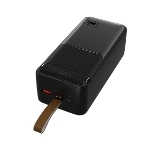 Портативный аккумулятор MORE CHOICE (4620202552839) PB59-40 40000mAh 1USB+1Type-C+1micro USB 3.0A 22.5W PD20WP, черный, фото3