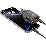 Сетевое зарядное устройство Vention на 4 порта GaN 50W USB (C+C+A+A) Черный, фото4