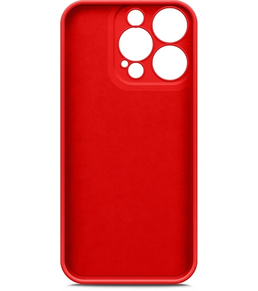 Чехол (клип-кейс) BoraSCO для Apple iPhone 14 Pro Microfiber Case красный (70808)
