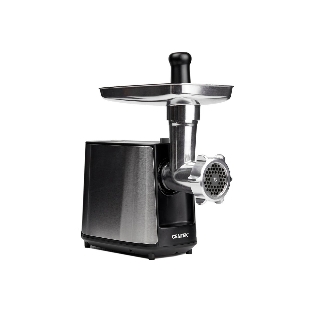 Мясорубка электрическая Centek CT-1617 серый, 2000 Вт, 2.0 кг/мин, реверс, защита от перегрузки, металлический лоток, насадки - 4