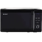 Микроволновая печь Sharp R2852RK черный/серебристый, 20 л, 800 Вт, переключатели - кнопки, поворотный механизм, фото 1