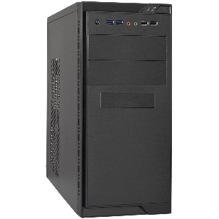 Компьютерный корпус Minitower ExeGate MA-372UX-UNS500 (mATX, БП UNS500 с вент. 12см, 2хUSB+2хUSB3.0, аудио, черный)