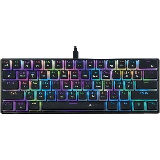 Клавиатура беспроводная Oklick K763W механическая черный USB BT/Radio Multimedia for gamer LED (1920548)