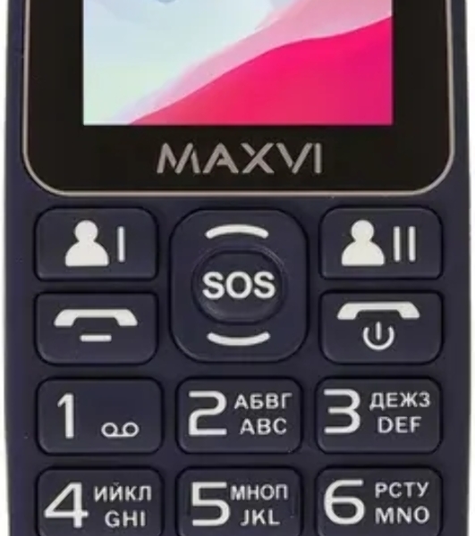 Мобильный телефон Maxvi B110 синий