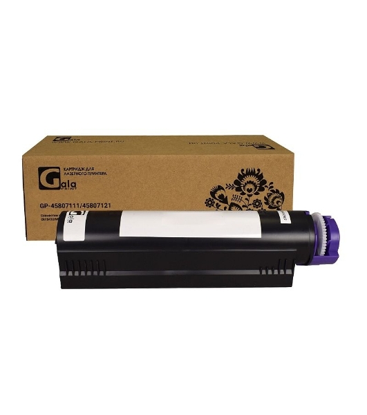 Картридж GalaPrint GP-45807111/45807121 черный (12000 стр.) для Oki B432/MB492/B512/MB562