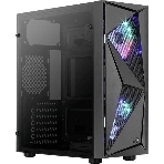 Компьютерный корпус Aerocool/Formula Glider Cosmo V1 без БП, ATX, боковое окно (закаленное стекло), черный, фото 1