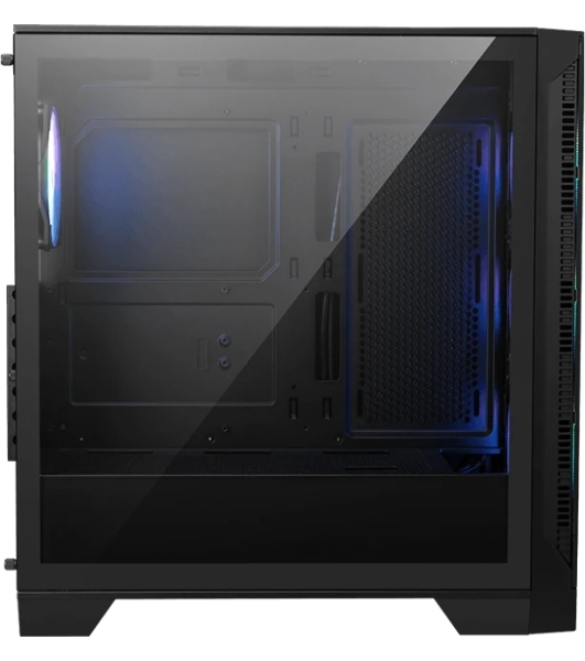 Компьютерный корпус без блока питания Case MSI MAG FORGE 321R AIRFLOW, Midi-Tower, TG, 4x120мм ARGB, 2xUSB 3.2, 1xUSB 3.2 Type-C, ATX, mATX, mITX черный