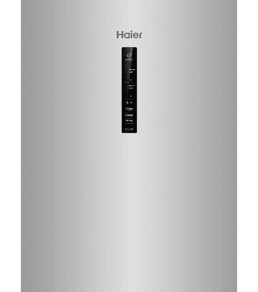 Холодильник Haier CEF538CSG серебристый двухкамерный 263/105л морозилка снизу, No Frost
