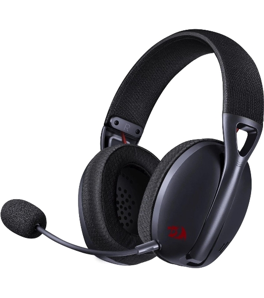 Гарнитура Redragon Ire Pro чёрный, беспроводная + проводная, Bluetooth / USB, до 25 ч