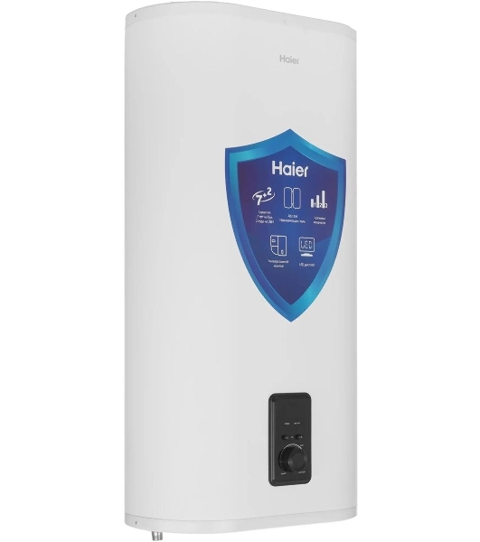 Водонагреватель электрический Haier ES80V-F4 INOX серебристый, накопительный, 80 л, 2 кВт