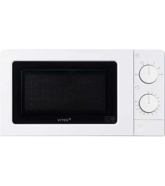 Микроволновая печь Vitek VT-MW0820 белый, 20 л, 700 Вт, переключатели - поворотный механизм
