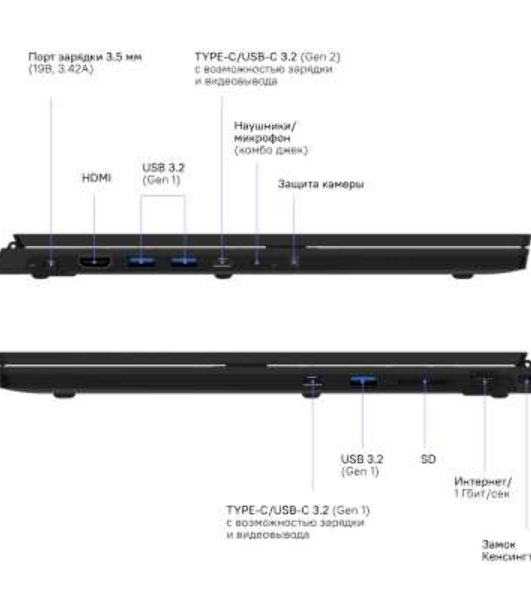 Ноутбук Rikor SPB 302.1/15.6'/IPS/Intel Core i5 1155G7/16Gb/512Gb SSD/Intel Graphics/серый/1.78kg