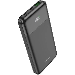 Портативный аккумулятор Hoco J102 Cool figure 10000mAh QC3.0/PD3.0 20W 3A USB-A/USB-C черный, фото 1