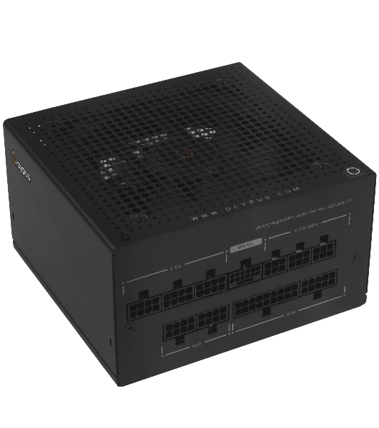 Блок питания 850W Ocypus Iota P850 (ATX, 80 PLUS Gold, APFC, 20+4 pin, 120мм fan, PCI-E 6+2Px3, 8xSATA) (Iota-P850-G1FFBK024X-EU)
