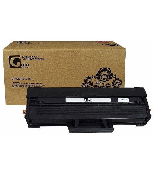 Картридж лазерный GalaPrint GP-MLT-D101S черный (1500 стр) для Samsung ML-2160/ML-2162/ML-2165/ML-2167/ML-2168/SCX-3400/SCX-3405/SCX-3407/SF-760/ML-2165W/ML-2168W/SCX-3405W/SCX-3400F/SCX-3405F/SCX-3405FW/SF-760P (для аппаратов, выпущенных после 01.07.2017)