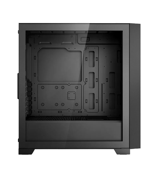 Компьютерный корпус без блока питания PCCooler C3D510 BK, Mesh Mid Tower, черный, TG, 0.7 SPCC, no fans E-ATX, ATX, mATX, mITX 170/390/205mm 2x2.5', 2x3.5', 7xPCI 2xUSB-A 3.0 455x220x491mm