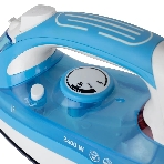 Утюг BBK ISE-2400 бирюзовый/белый, 2400 Вт, 35 г/мин, 140 г/мин, 280 мл, фото7