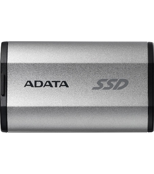 Внешний SSD ADATA SD810, 4Tb, USB 3.2 Gen 2x2 Type-C, R/W 2000/2000, серебристый