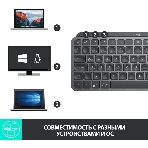 Клавиатура беспроводная Logitech MX Keys Mini (920-010501), USB, Bluetooth/Радиоканал, темно-серый/черный, фото10