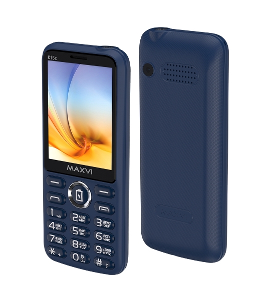 Мобильный телефон Maxvi K15c синий