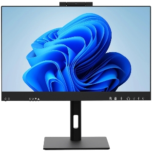 Моноблок HIPER W18 23.8'(1920x1080 (матовый) IPS)/Intel Core i5 14400(2.5Ghz)/16384Mb/512PCISSDGb/noDVD/BT/WiFi/war 1y/6.45kg/черный/Win11Pro + Cam 5.0 SD/Беспроводные МК/WiFi6