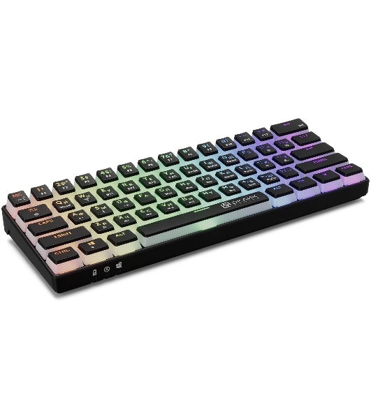Клавиатура беспроводная Oklick K763W механическая черный USB BT/Radio Multimedia for gamer LED (1920548)