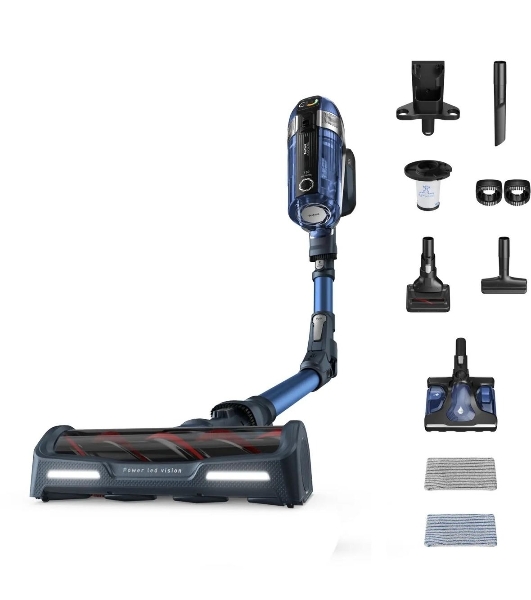 Пылесос вертикальный Tefal X-Force Flex 11.60 Aqua TY9890WO, синий/серый