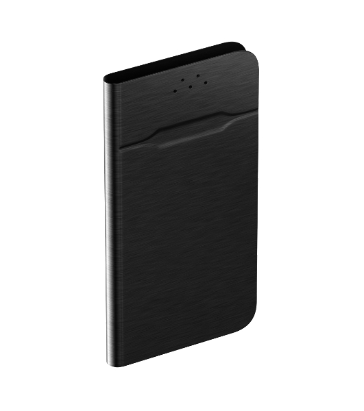 Чехол-книжка универсальный для смартфонов OLMIO р.L, 5.5''-6.5'', (165x82x20мм), черный