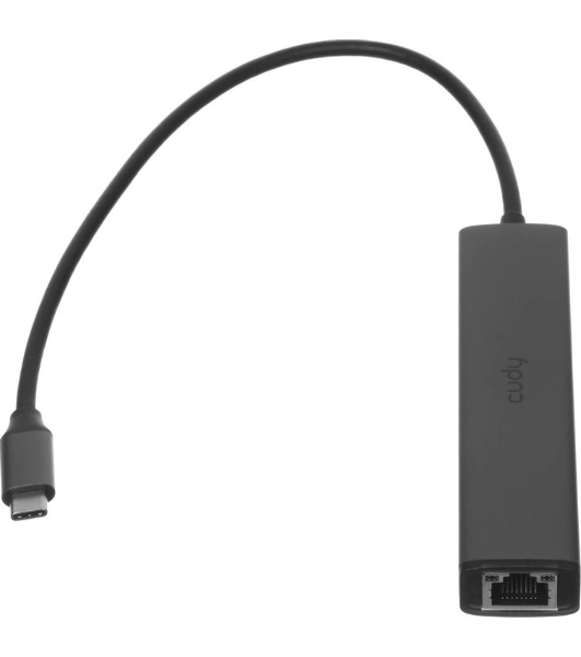 USB-концентратор CUDY UH605, USB Type-C, USB + RJ-45, USB Type-C