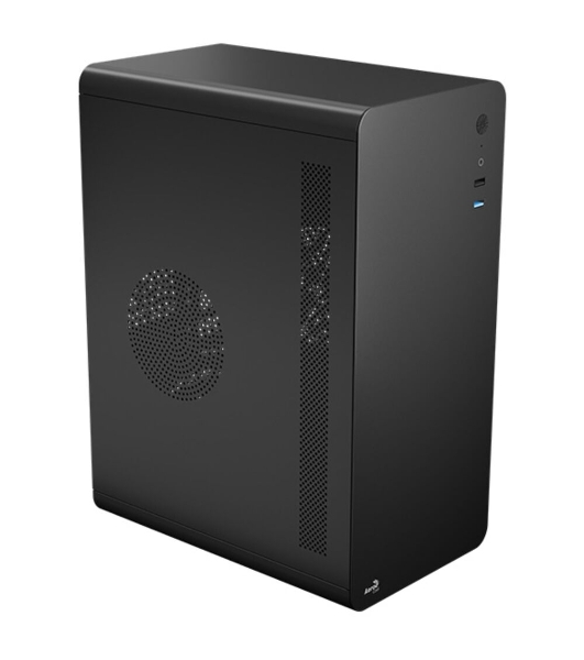 Компьютерный корпус Aerocool / Formula CS-110-S-BK-v1 (mATX, 0.7мм, USB 3.0 x1, USB 2.0 x2, 1x 8см Black Fan)