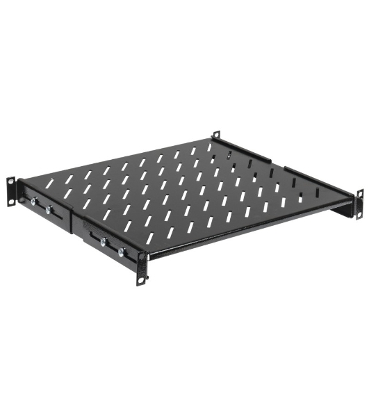 Полка стационарная ITK FS05-800PI-R 1U нагр.:100кг. 19' 800мм черный (упак.:1шт)