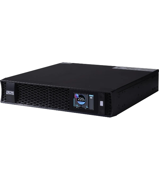 Источник бесперебойного питания Powercom Next, On-Line, 1500VA/1500W, Rack/Tower, 8*IEC320-C13, LCD, Serial+USB, SmartSlot, подкл. доп. Бат.