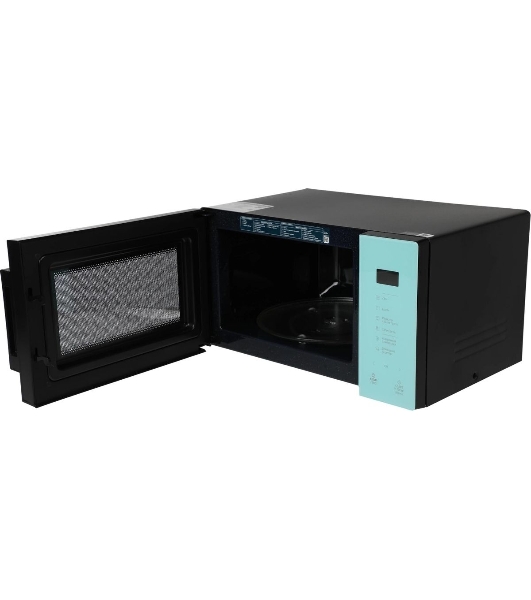 Микроволновая печь Samsung MG23T5018AN/BW голубой, 23 л, 800 Вт, переключатели - сенсор