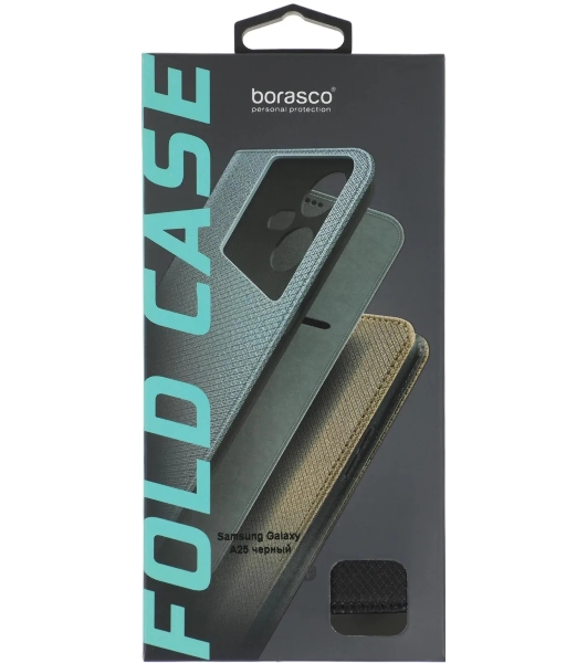 Чехол (клип-кейс) BoraSCO для Samsung Galaxy A25 Microfiber Case черный
