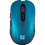 Мышь беспроводная Defender Gassa MM-105 бирюзовый, 1600 dpi, радиоканал, USB, кнопки - 6, фото 1