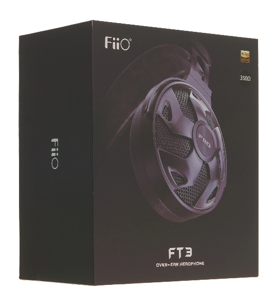Проводные наушники FiiO FT3 350 Ом черный, полноразмерные, Jack 3.5/4.4/6.35/XLR