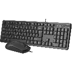 Комплект клавиатура+мышь A4Tech KR-3330 проводной, USB, 1200 DPI, чёрный, фото3
