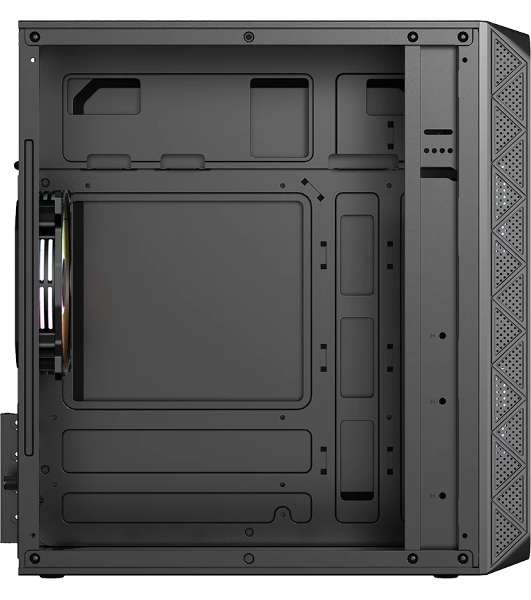 Корпус Formula Air Mesh G4 Plus AR Black, Mini-Tower, чёрный, 3 x 120 мм